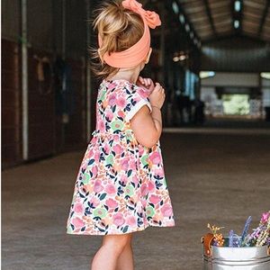 NEW WITH TAGS RuffleButts Floral Dress